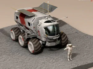 lunar vehicle 3D Model