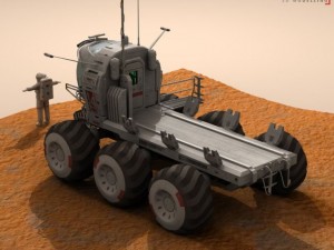 lunar vehicle Modèle 3D