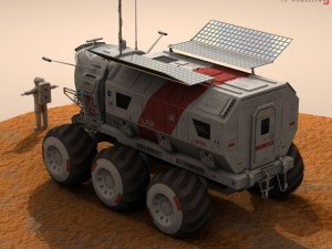 lunar vehicle Modèle 3D