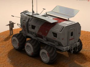 lunar vehicle 3D Model