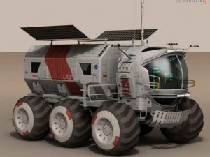 lunar vehicle 3D Model