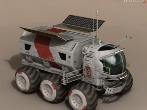lunar vehicle 3D Model
