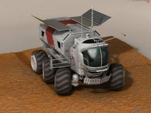lunar vehicle 3D Model