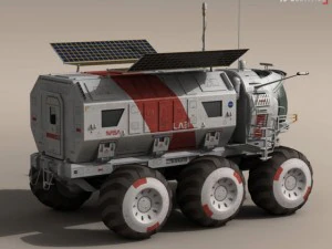 lunar vehicle 3D Model