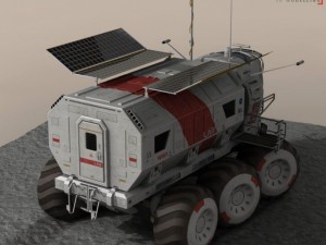 lunar vehicle Modèle 3D