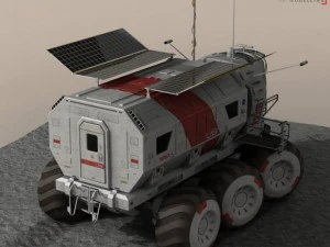lunar vehicle 3D Model