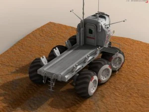 lunar vehicle 3D Model