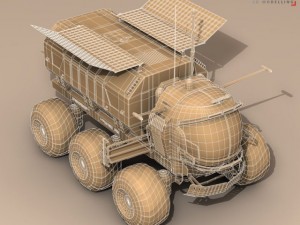 lunar vehicle Modèle 3D
