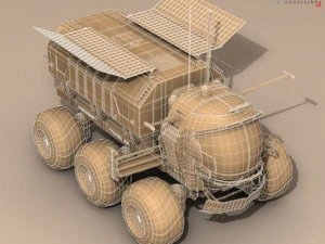 lunar vehicle 3D Model
