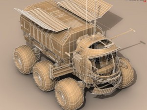 lunar vehicle Modèle 3D