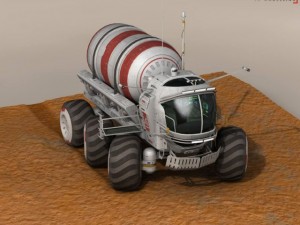 lunar tanker truck  astronaut 3D मॉडल