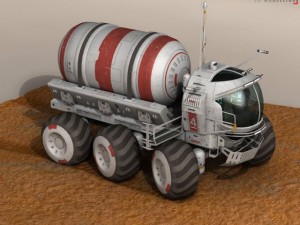 lunar tanker truck  astronaut 3D मॉडल