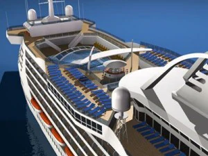 cruise ship 3D Model