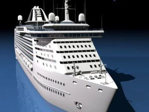 cruise ship 3D Model
