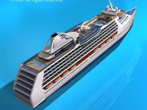 cruise ship 3D Model