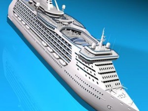 cruise ship 3D Model