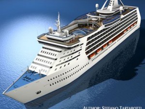 cruise ship 3D Model