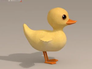 personaje de dibujos animados de pato Modelo 3D