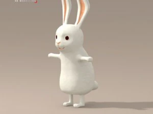 personaggio dei cartoni animati di coniglio Modello 3D
