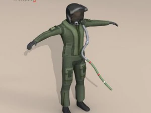 f35 pilot 3D Model