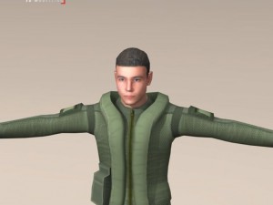 f35 pilot 3D 模型
