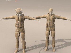 f35 pilot 3D 模型