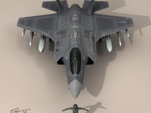 f 35 a  usaf 3D Model