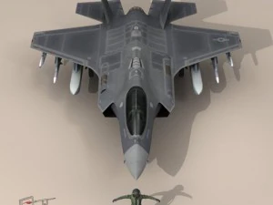 f 35 dan usaf Model 3D