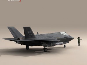 f 35 a  usaf 3D मॉडल