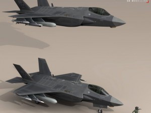 f 35 a  usaf 3D मॉडल