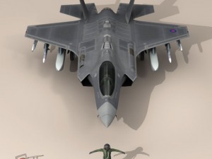 f 35 a royal air force 3Dモデル