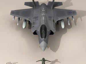 f 35 a royal air force 3D Model