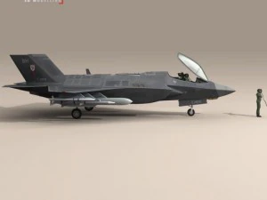 f 35 a royal air force 3D Model