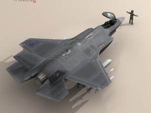 f 35 a royal air force 3Dモデル