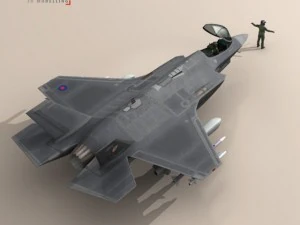 f 35 a royal air force 3D Model
