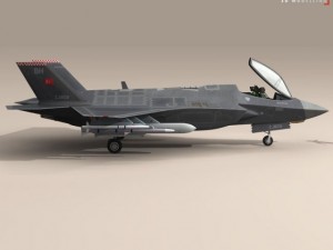 f 35a turkey air force 3D मॉडल