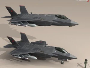 f 35a turkey air force 3D Model