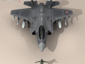 f 35a turkey air force 3D Model