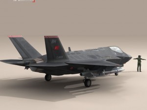 f 35a turkey air force 3D मॉडल