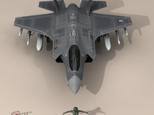f 35 a royal norwegian air force Modelo 3D