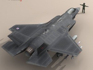 f 35 a royal norwegian air force Modelo 3D