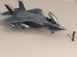 f 35 a royal norwegian air force Modelo 3D