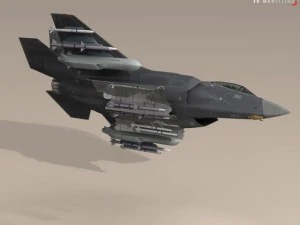 f 35 &mdash; королевские ВВС Норвегии. 3D Модель