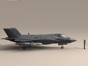f 35 &mdash; королевские ВВС Норвегии. 3D Модель