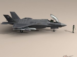 f 35 a  royal netherlands air force 3D मॉडल