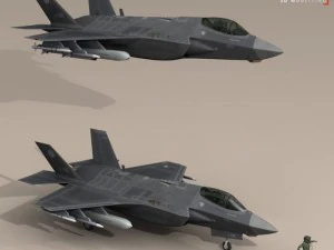 f 35 a  royal netherlands air force 3D Model