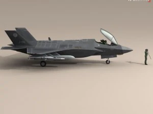 f 35 a  royal netherlands air force 3D Model