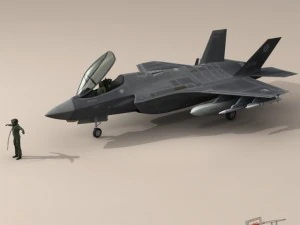 f 35 a  royal netherlands air force 3D Model