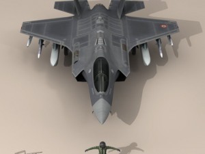 f 35 a italian air force 3D मॉडल