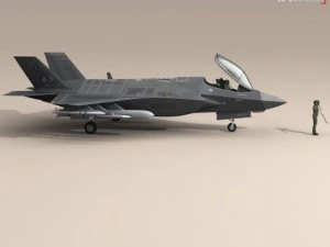 f 35 uma for&ccedil;a a&eacute;rea italiana Modelo 3D